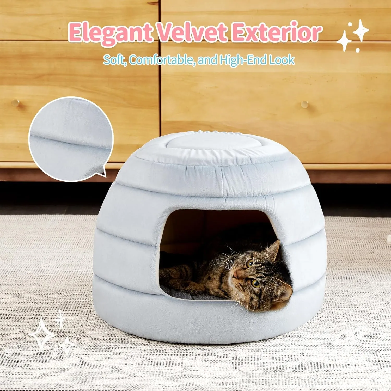 2-In-1 Foldable Cat Houses