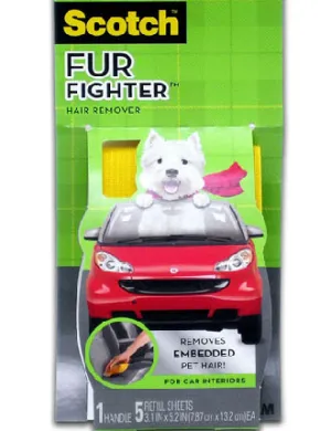 3M Scotch Fur Fighter Pet Hair Remover For Car Interior