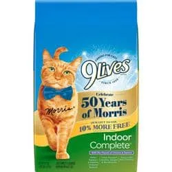 9Lives Indoor Complete Dry Cat Food 1ea/3.15 lb