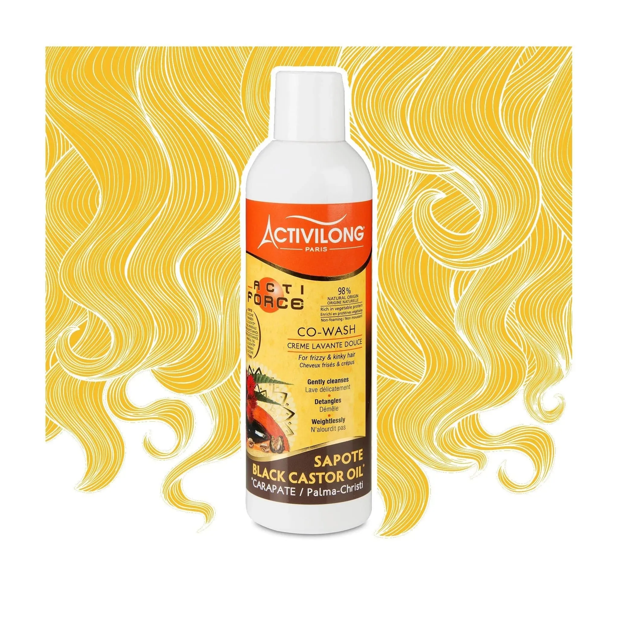 Activilong Acti Force Black Castor Oil Co Wash 240ml