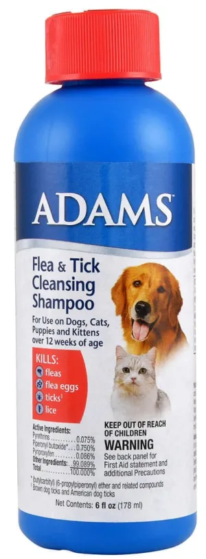 Adams Flea & Tick Cleansing Shampoo