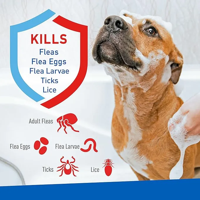 Adams Plus Flea & Tick Shampoo with Precor