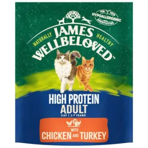 Adult Chicken & Turkey High Protein Dry Cat Food