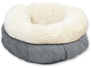 AFP Lambswool - Donut Bed- Grey