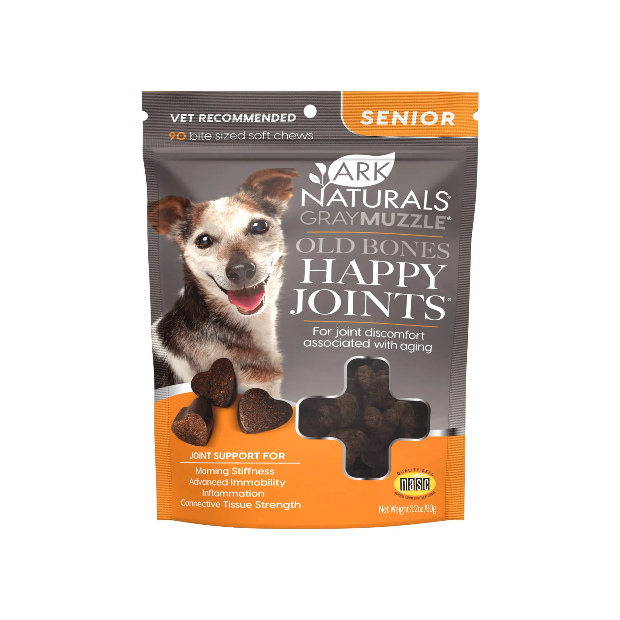 Ark Naturals Gray Muzzle Old Bones Happy Joints for Senior Dogs