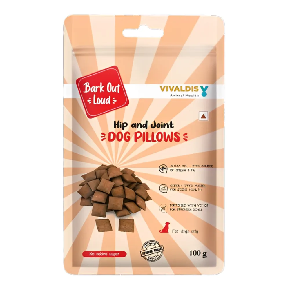 Bark Out Loud by Vivaldis Pillows for Hip & Joint Dog Treats (Limited Shelf Life) (Buy 1 Get 1)