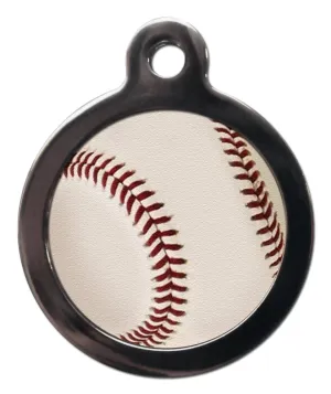 Baseball Dog ID Tag