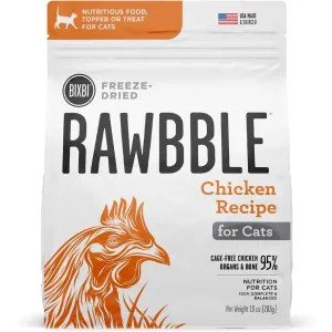 Bixbi Rawbble Freeze-Dried Chicken Raw Cat Food 10oz