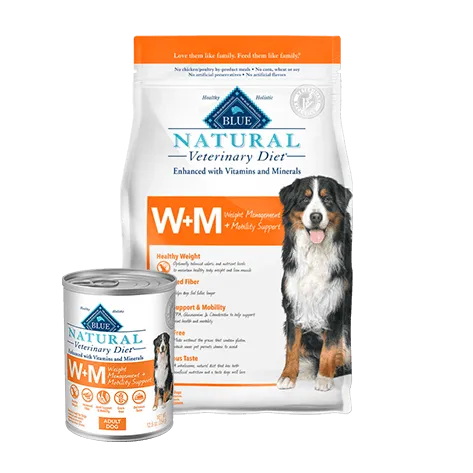 Blue Buffalo BLUE Natural Veterinary Diet W M Weight Management & Mobility Dry Dog Food