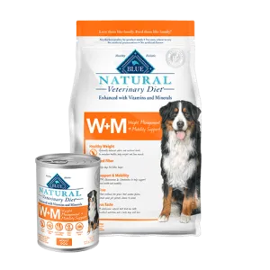 Blue Buffalo BLUE Natural Veterinary Diet W M Weight Management & Mobility Dry Dog Food