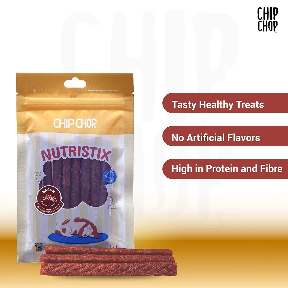 Chip Chops Chicken, Blueberry and Bacon Nutristix Dog Treats Combo (3 x 70g)