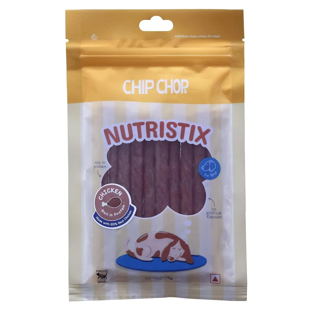 Chip Chops Chicken, Blueberry and Bacon Nutristix Dog Treats Combo (3 x 70g)