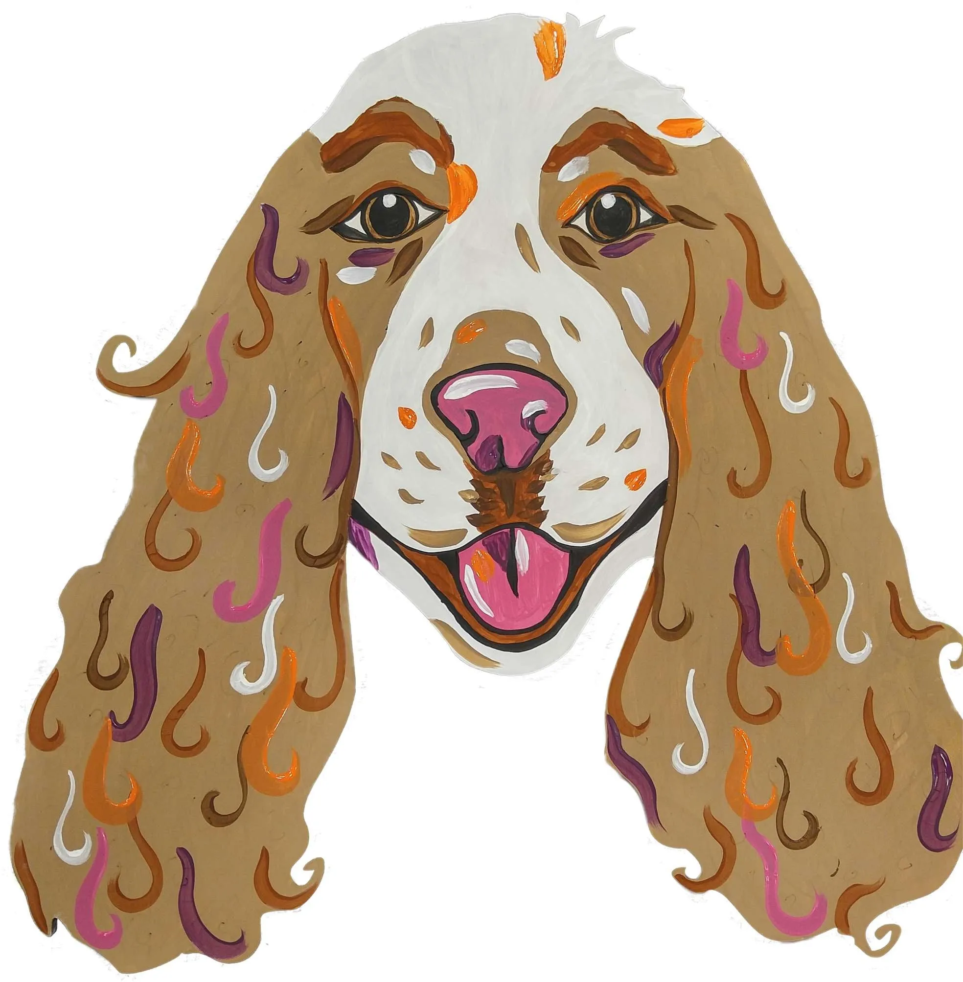 Cocker Spaniel-DIY Pop Art Paint Kit