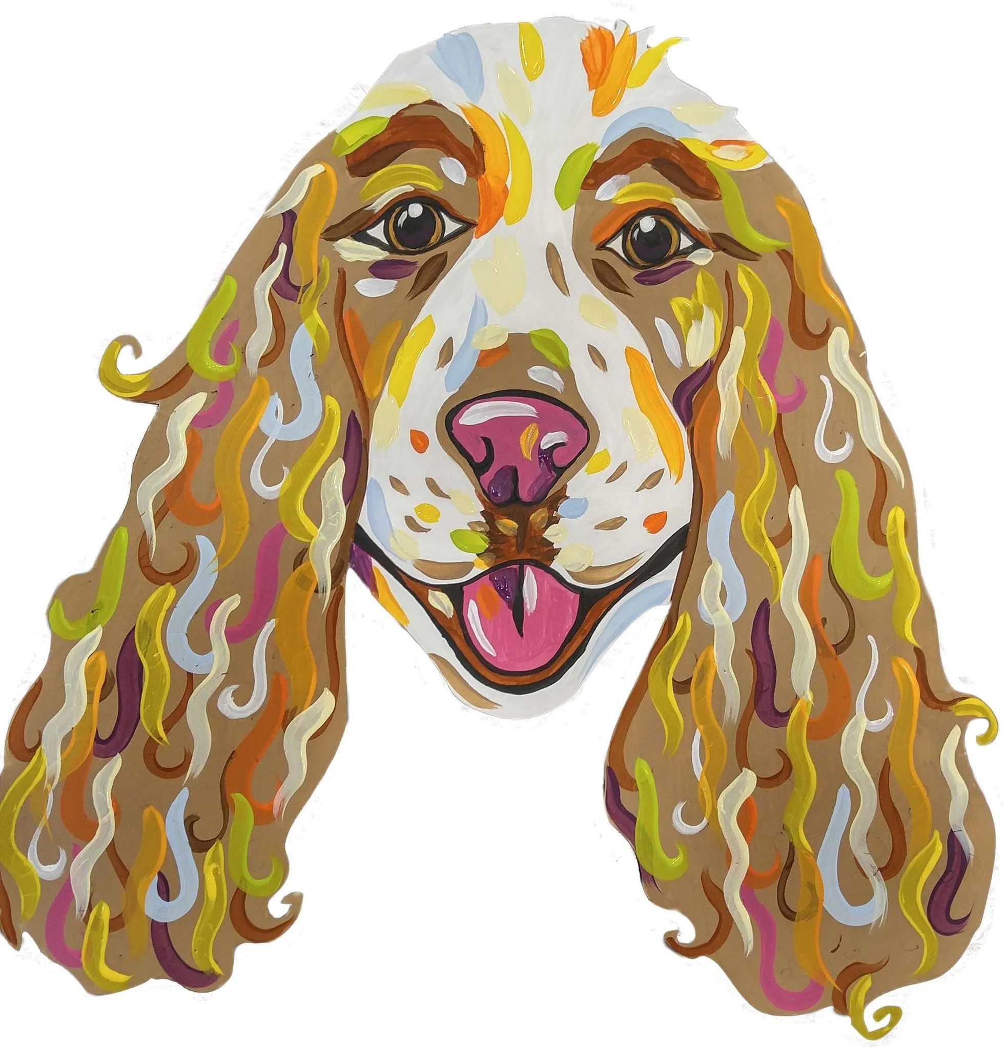 Cocker Spaniel-DIY Pop Art Paint Kit