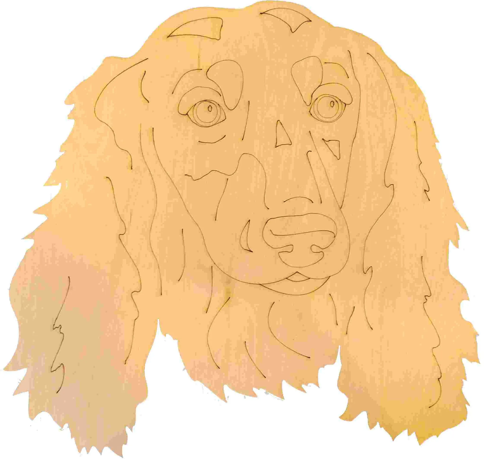 Dachshund Long Haired-DIY Pop Art Paint Kit