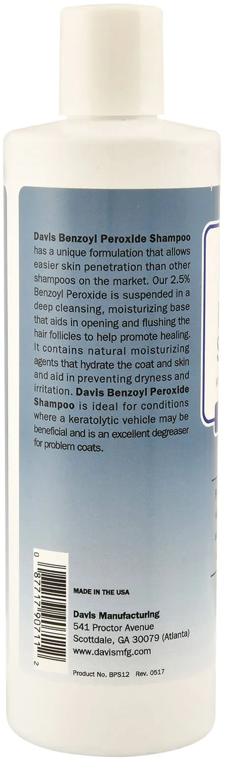 Davis Benzoyl Peroxide Pet Shampoo