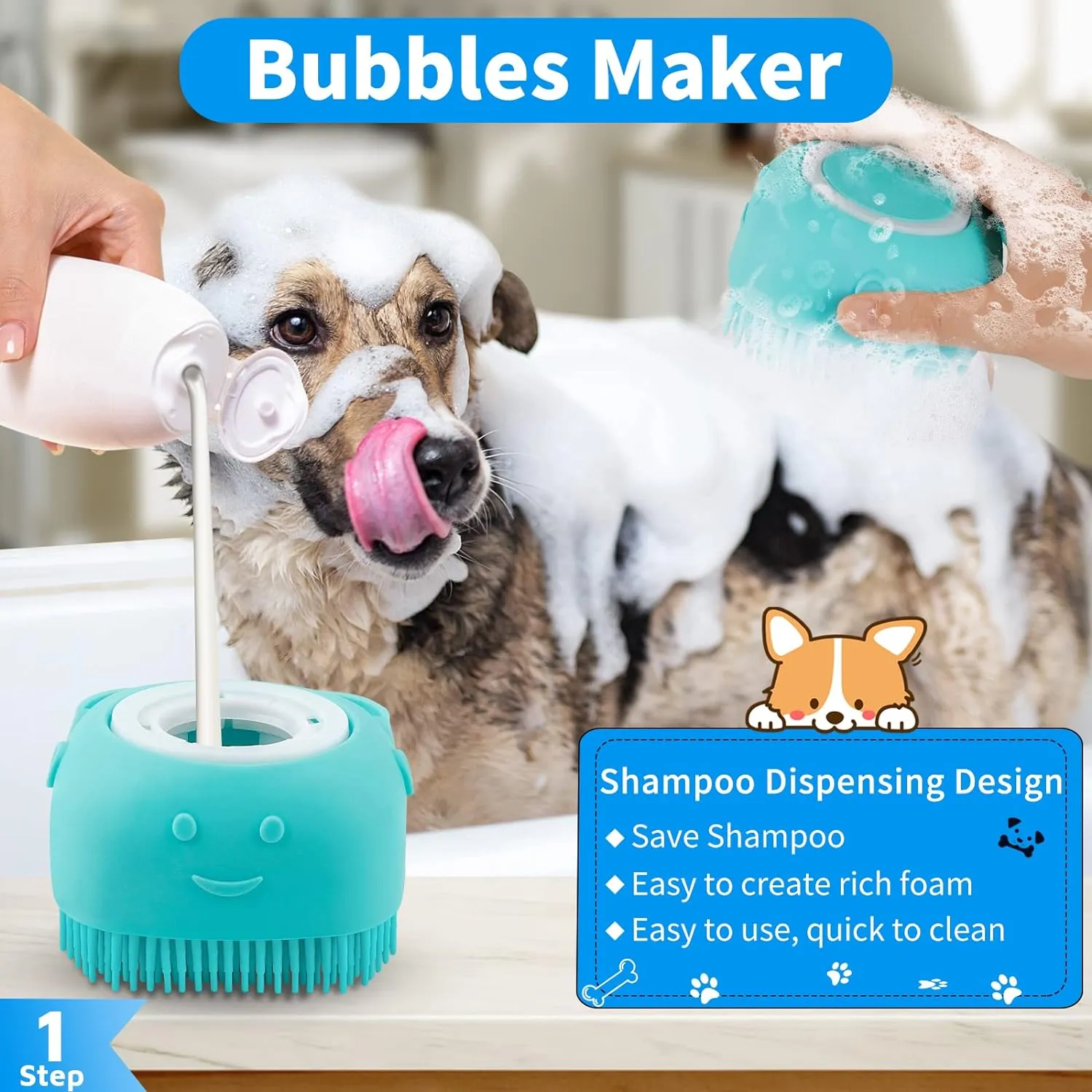 Dog Scrubber for Bath