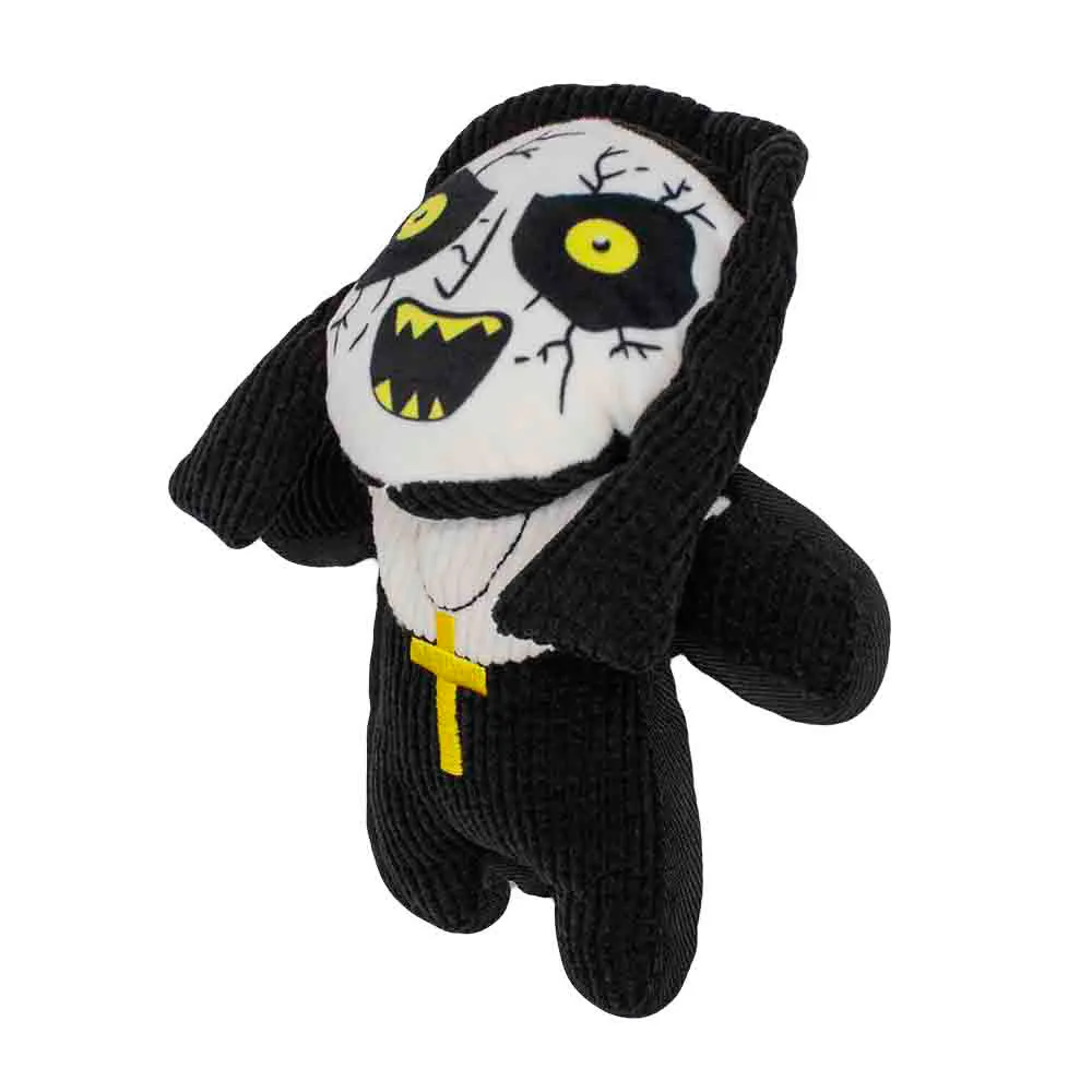 Dog Toy Squeaker Corduroy Plush - The Nun Standing Pose