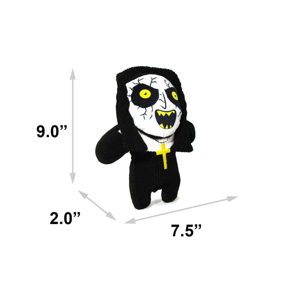 Dog Toy Squeaker Corduroy Plush - The Nun Standing Pose