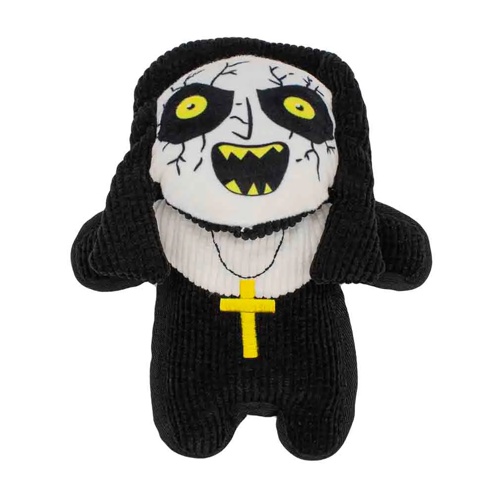 Dog Toy Squeaker Corduroy Plush - The Nun Standing Pose