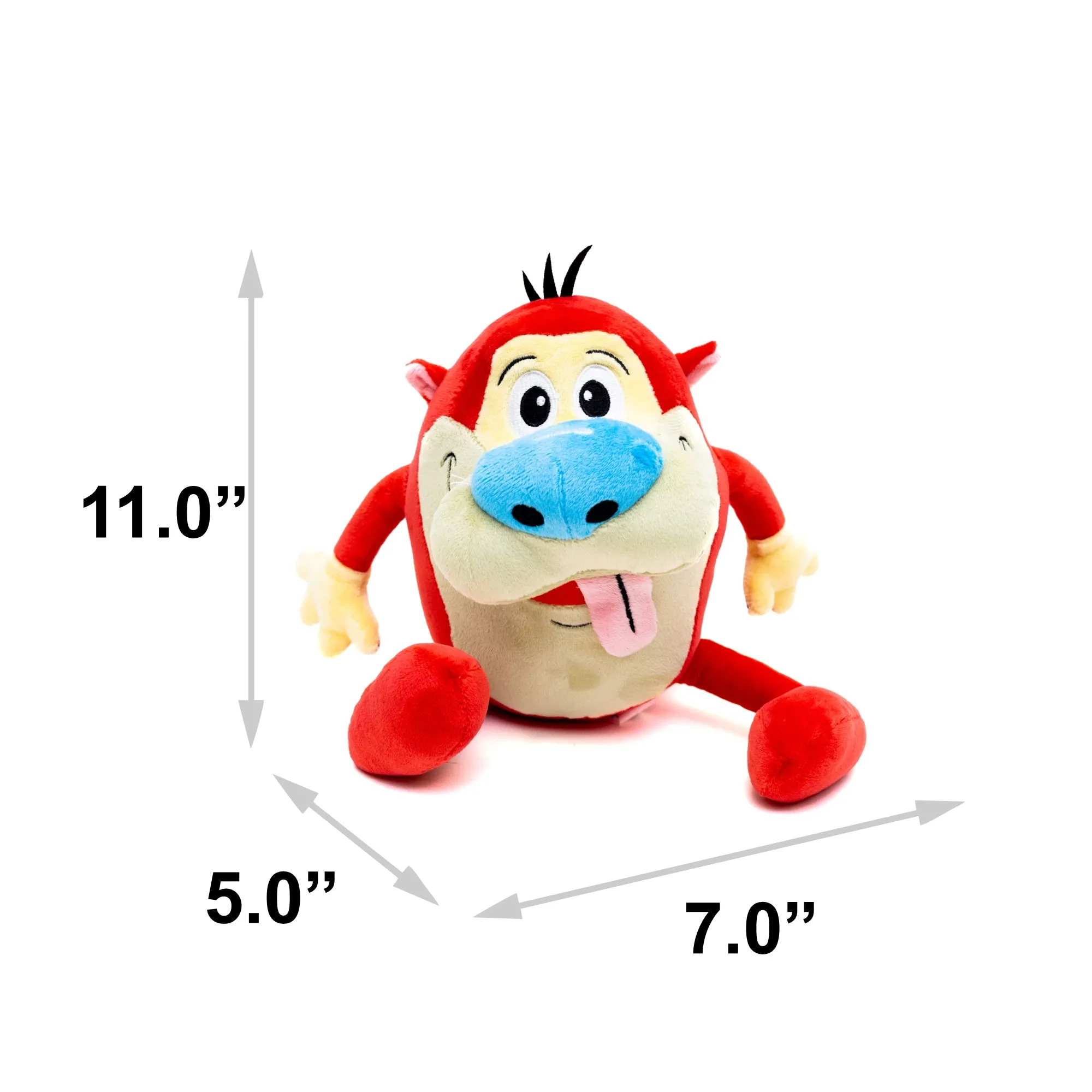 Dog Toy Squeaker Plush - The Ren and Stimpy Show Stimpy Full Body Pose