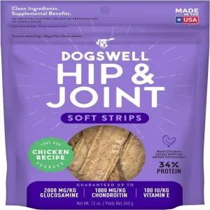 Dogswell Hip & Joint Grain Free Chicken Soft Strips