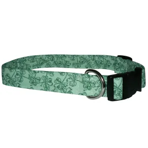 Elmo's Closet Shamrock Impressions Dog Collar