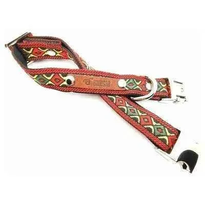 Enchanted Elegance Designer Handmade Cotton Dog Collar