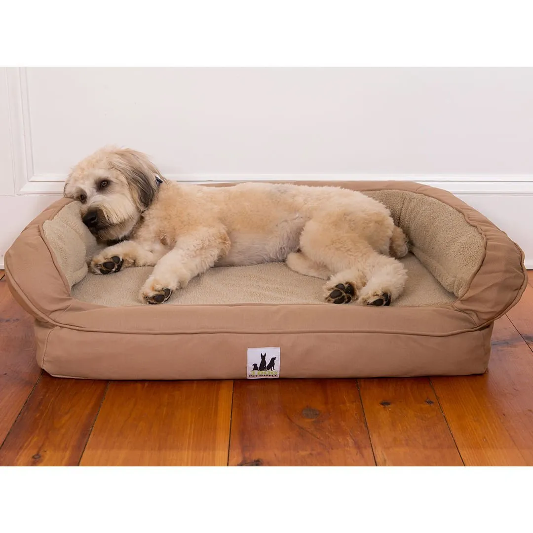 EZ-Wash Fleece Headrest Dog Bed, 27 x 21"