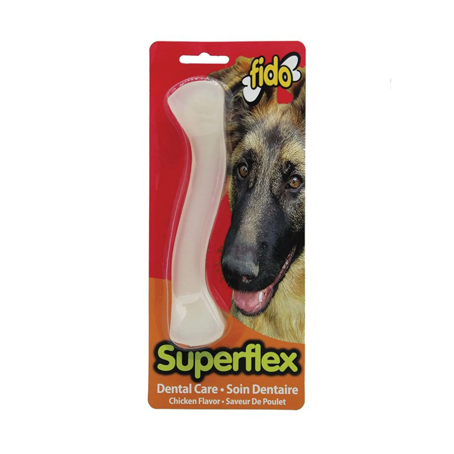 Fido Superflex Bone Chicken Flavour Dog Toy