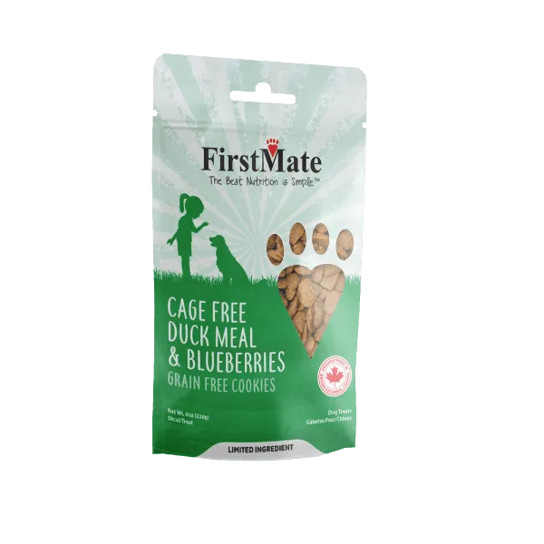 FirstMate Duck With Blueberry Dog Treats