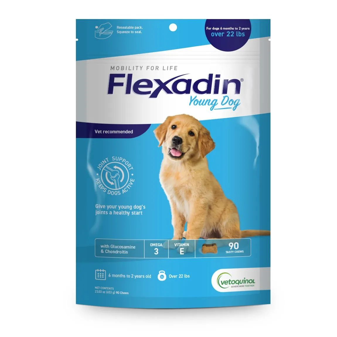 Flexadin Young Dog, 90 ct