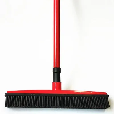 Floor Hair broom Dust Scraper  & Pet rubber Brush Carpet carpet cleaner Sweeper