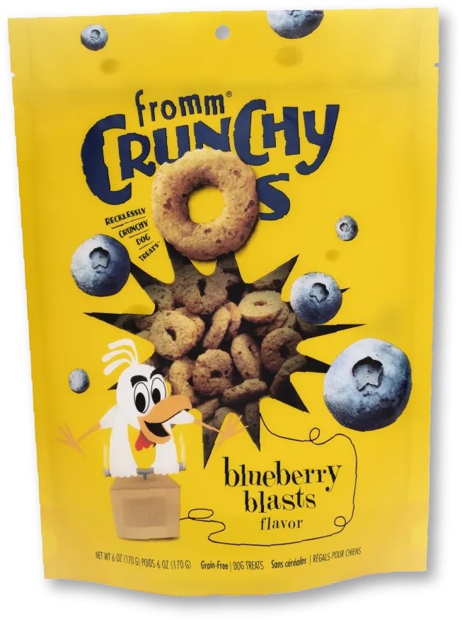 Fromm - Crunchy O's Dog Treats - Blueberry Blasts