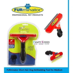 FURminator Short Hair Dog DeShedding Tool for Medium Dogs