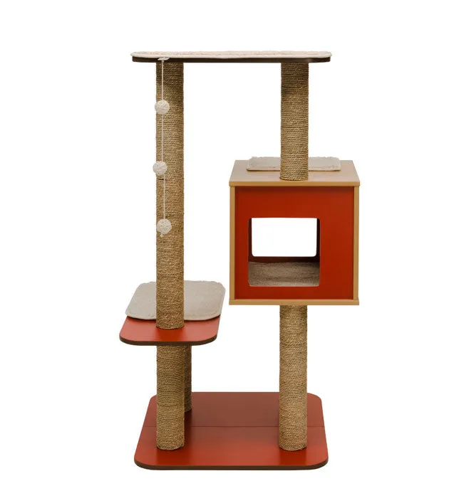 Hagen Vesper V-High Base In Red Cat Post