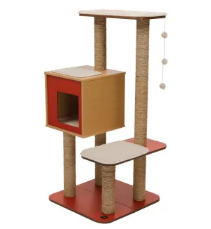 Hagen Vesper V-High Base In Red Cat Post