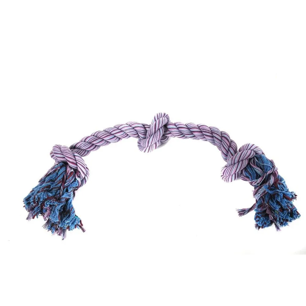 Happy Pet 3 Knot Tug Rope Dog Toy 3 x Small