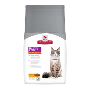 Hills Science Plan Feline Adult Sensitive Stomach & Skin w/ Chicken