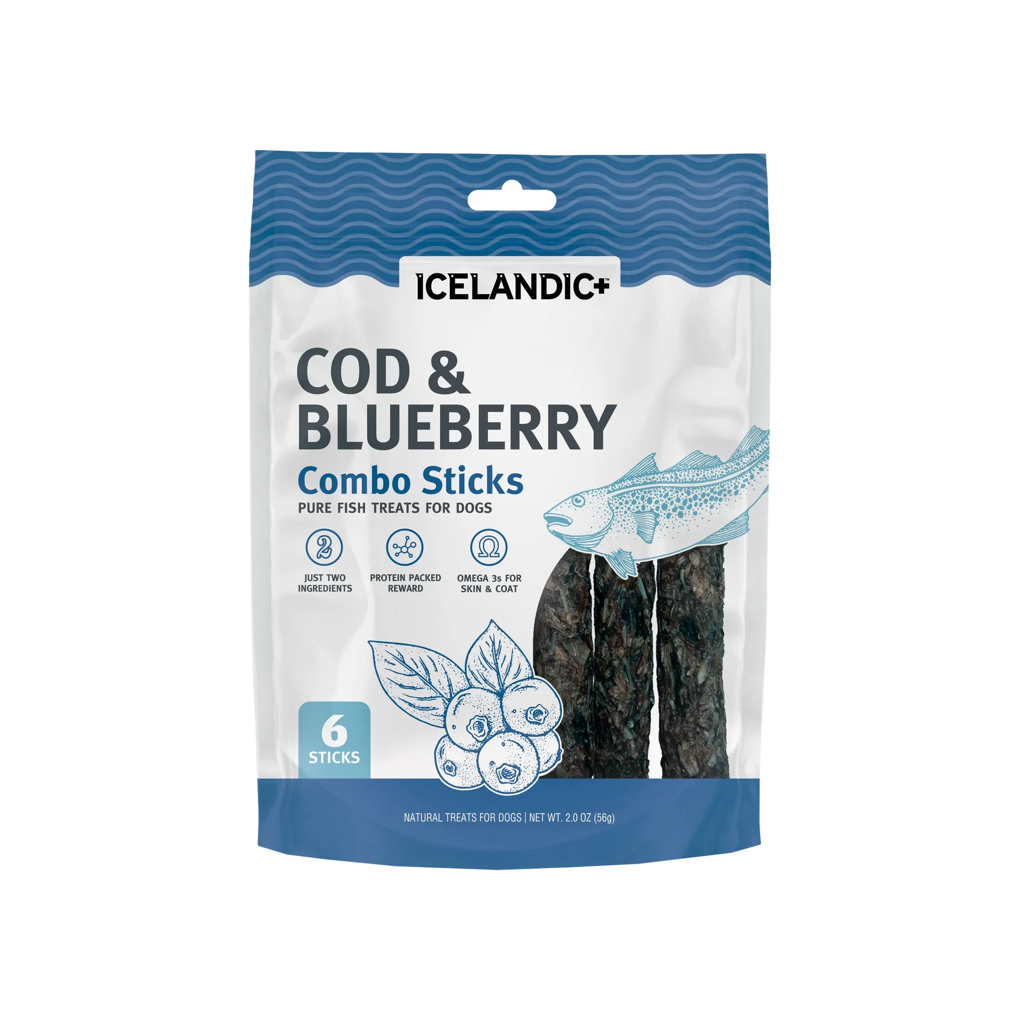 Icelandic  Combo Sticks Fish Dog Treats