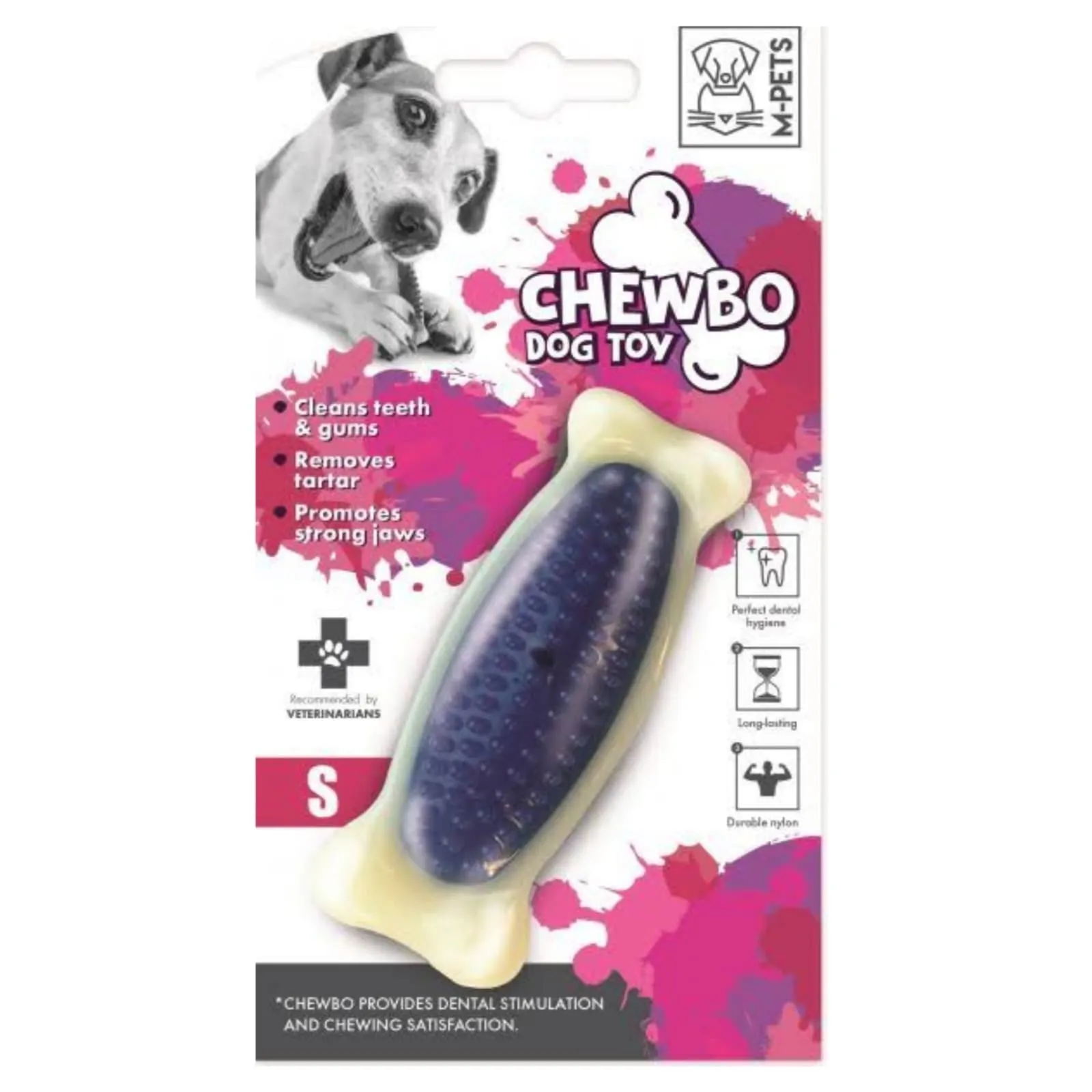 M-Pets Chewbo Dental Bone Dog Toy