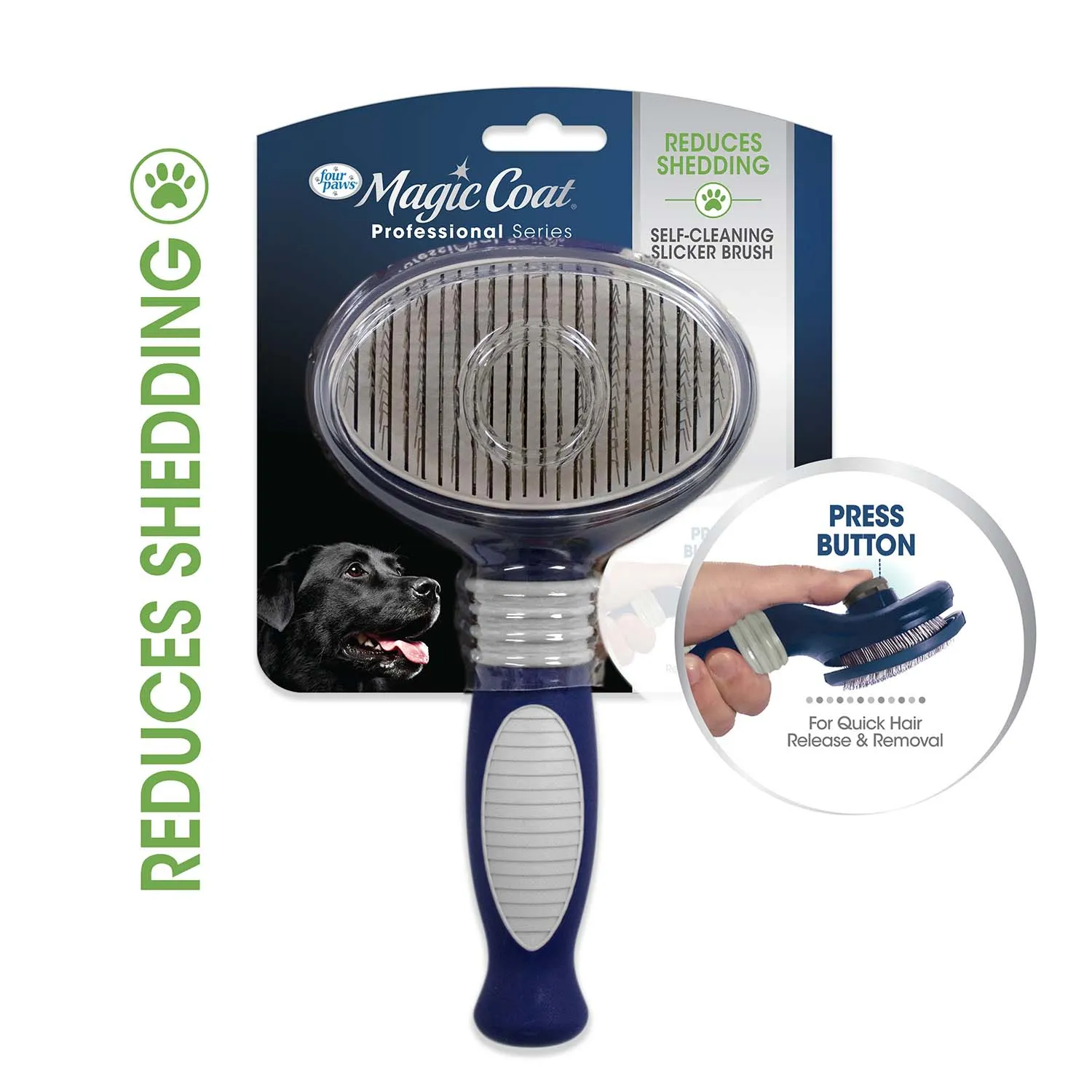 Magic Coat Professional Series Self-Cleaning Slicker Brush