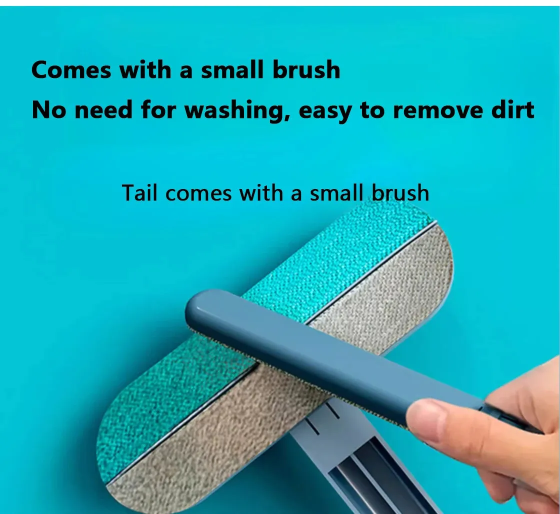 Multi-Functional Pet Hair Removal and Cleaning Brush with Long Handle