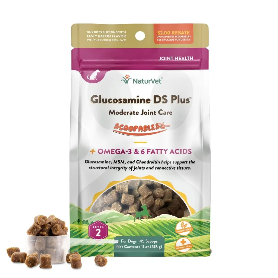 NaturVet Scoopables Glucosamine DS Plus Level 2 Dog Chews 11 oz