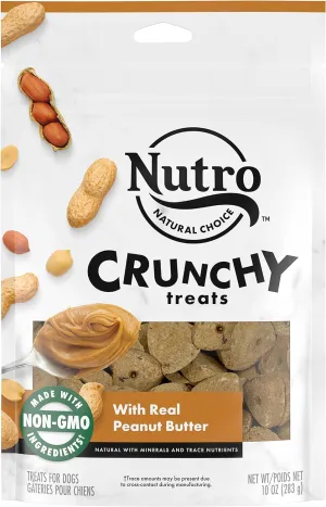 Nutro Crunchy Treats With Real Peanut Butter, Dog Treat