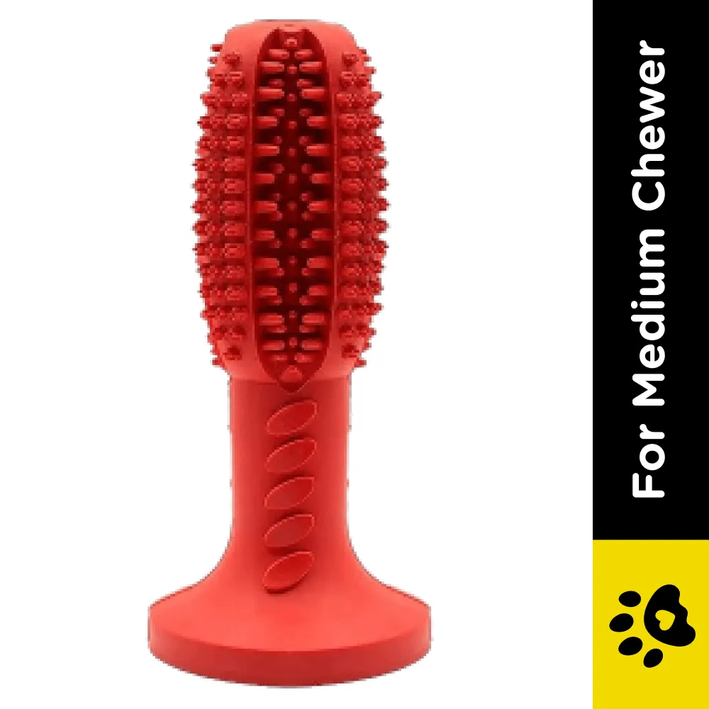 Pawsindia Dental Toy for Dogs (Red)