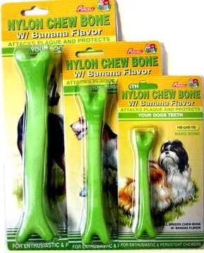 Percell Nylon Banana Flavour Chew Soft Bone Large