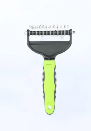 Pet Grooming Brush Double Sided Undercoat Rake for Shedding Hair Dogs Cats Comb