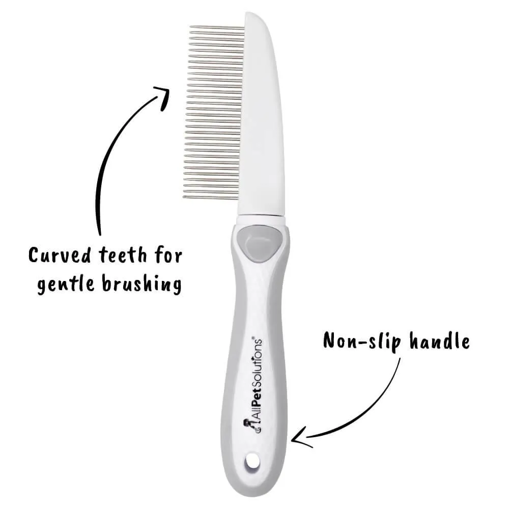 Pet Moulting Comb - Grey