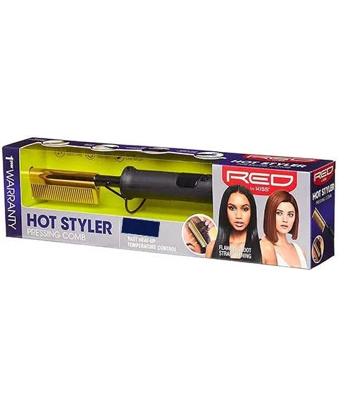 Red By Kiss  Hot Styler Pressing Comb